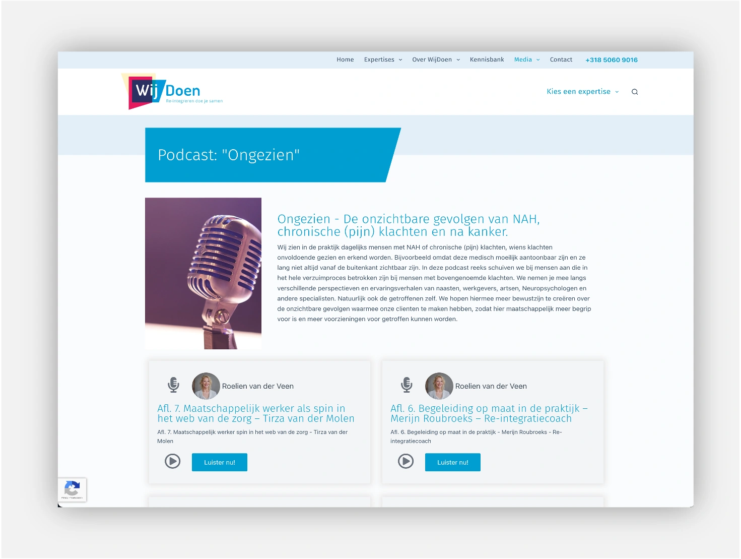 WijDoen podcast section