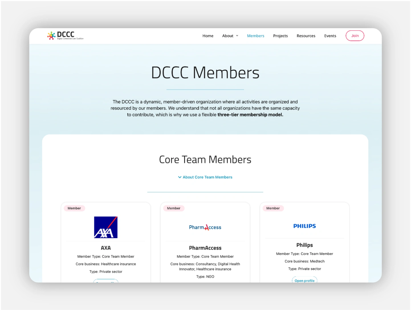 DCCC website section 7